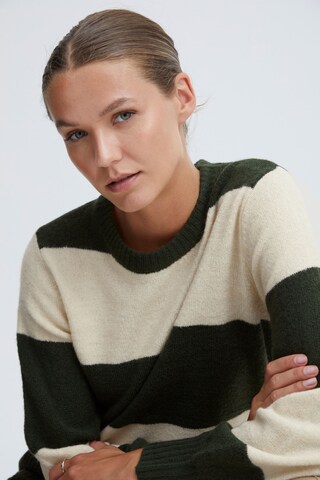 ICHI Sweater 'Eden' in Green