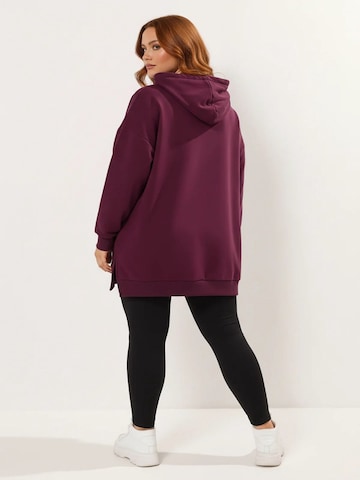 Shape Of You Sweatshirt in Red