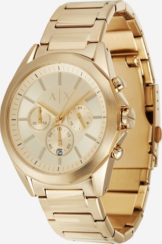 ARMANI EXCHANGE Analogové hodinky 'DREXLER. AX2602' – zlatá: přední strana