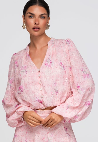Chemisier Ombre en rose : devant