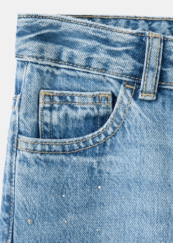 Wide Leg Jean MANGO KIDS en bleu