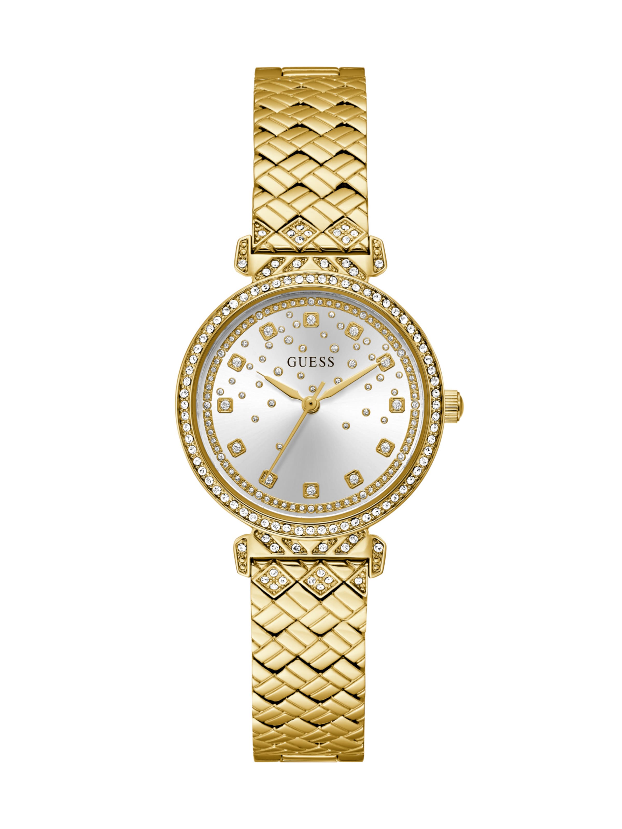 GUESS Uhr in Gold: Vorderseite