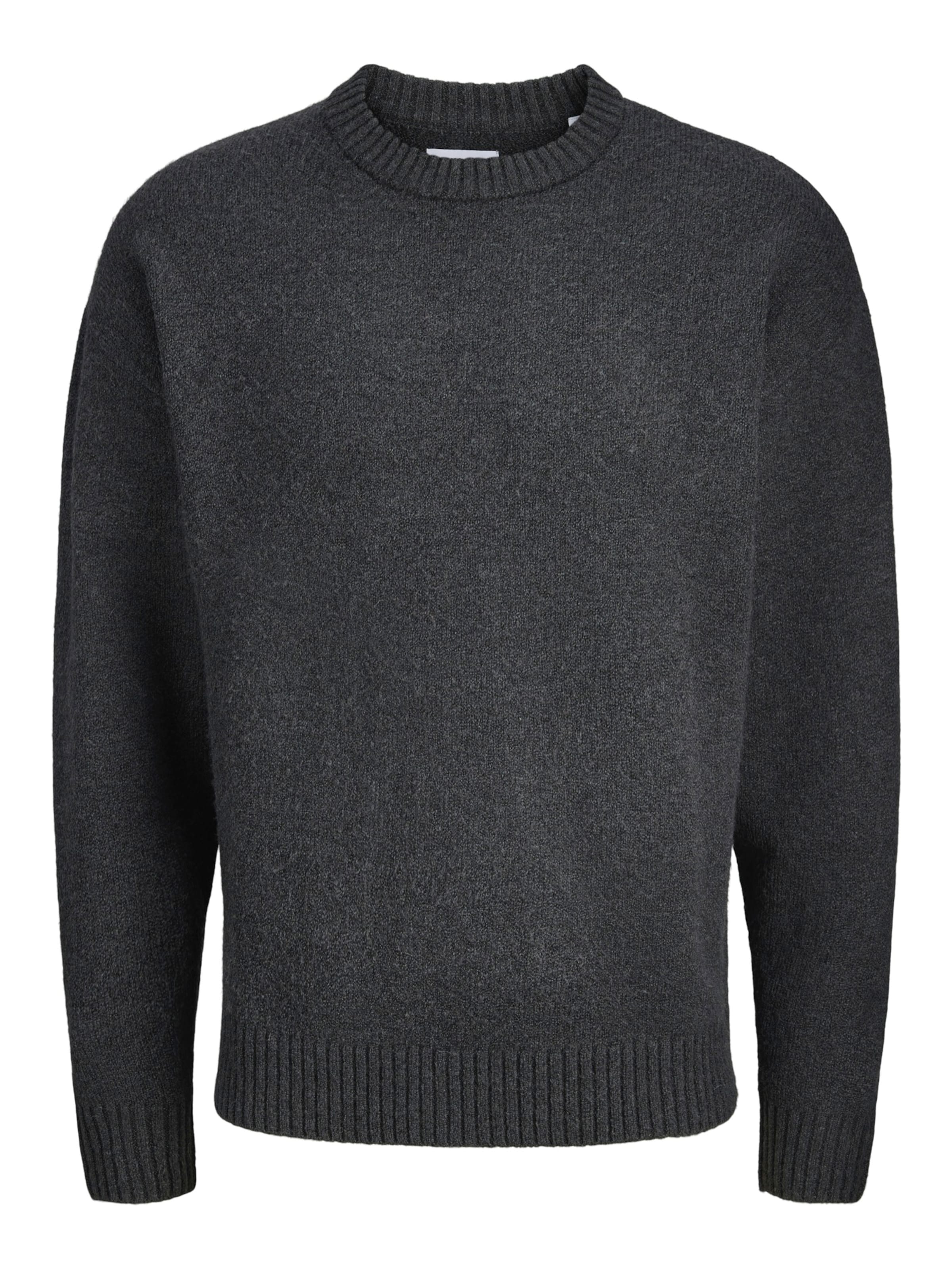 JACK & JONES Pullover 'JJESOHO OLLIE' i grå: forside