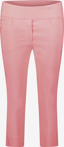 Betty Barclay Skinny Stretch-Hose ohne Verschluss in Pink: predná strana