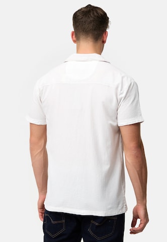 INDICODE JEANS Regular fit Overhemd ' INRycroft ' in Wit