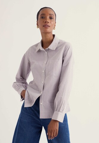 Seasalt Cornwall Blouse 'Isla' in Lila: voorkant