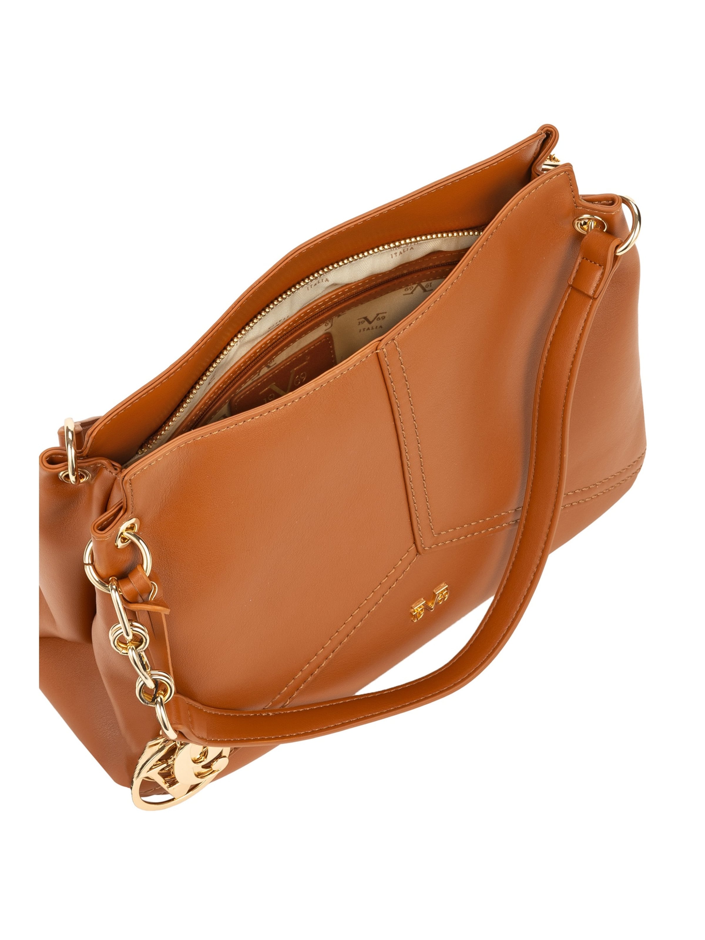 19V69 ITALIA Τσάντα χειρός 'Aldina' σε καφέ