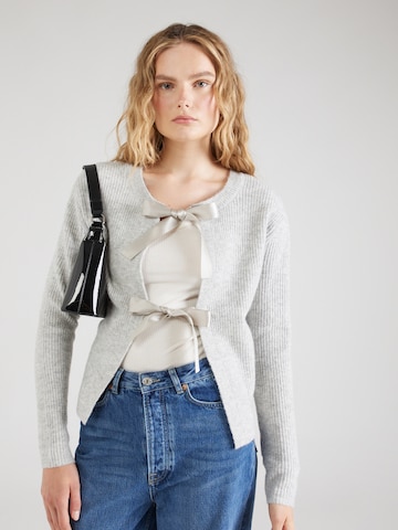 PIECES Cardigan 'PCRILLY' i grå: forside