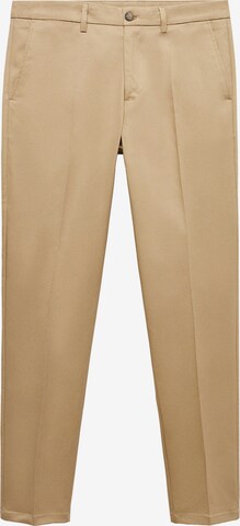 Regular Pantalon 'Dublino' MANGO MAN en marron : devant