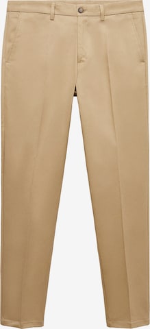 MANGO MAN Regular Pants 'Dublino' in Brown: front