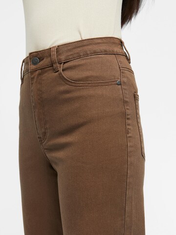 Wide Leg Jean 'Savannah' OBJECT en marron