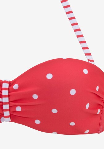 Balconcino Top per bikini 'Audrey' di s.Oliver in rosso