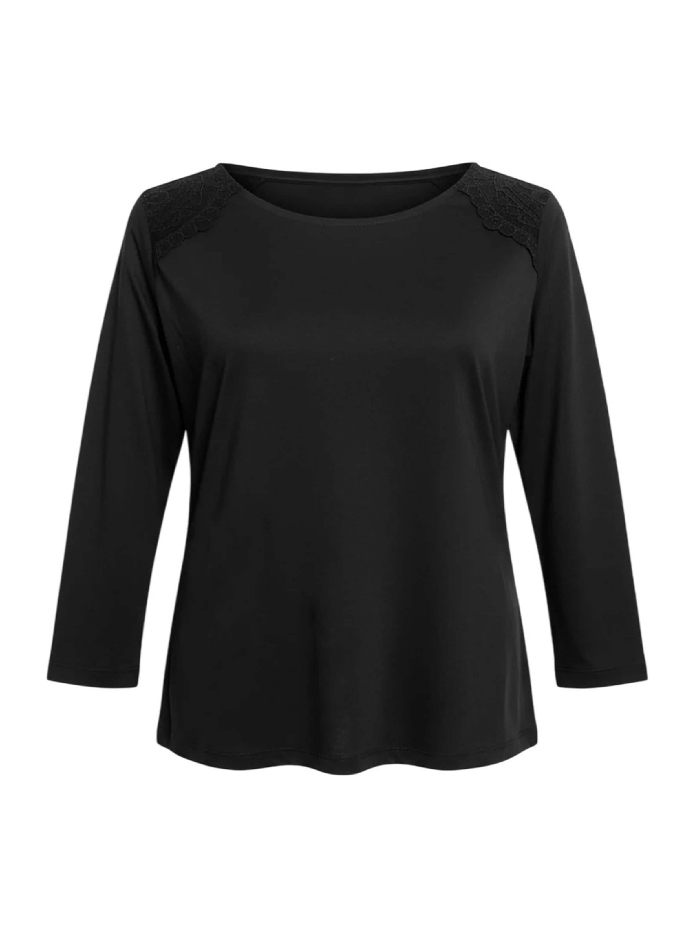 Alexa Dash Shirt in Schwarz: Vorderseite