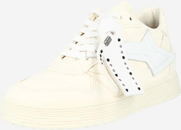 A.S.98 Platform trainers 'Zeppa' in Beige: front