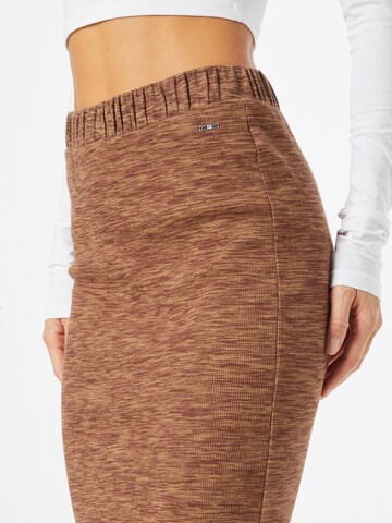 TOM TAILOR DENIM Skirt in Brown