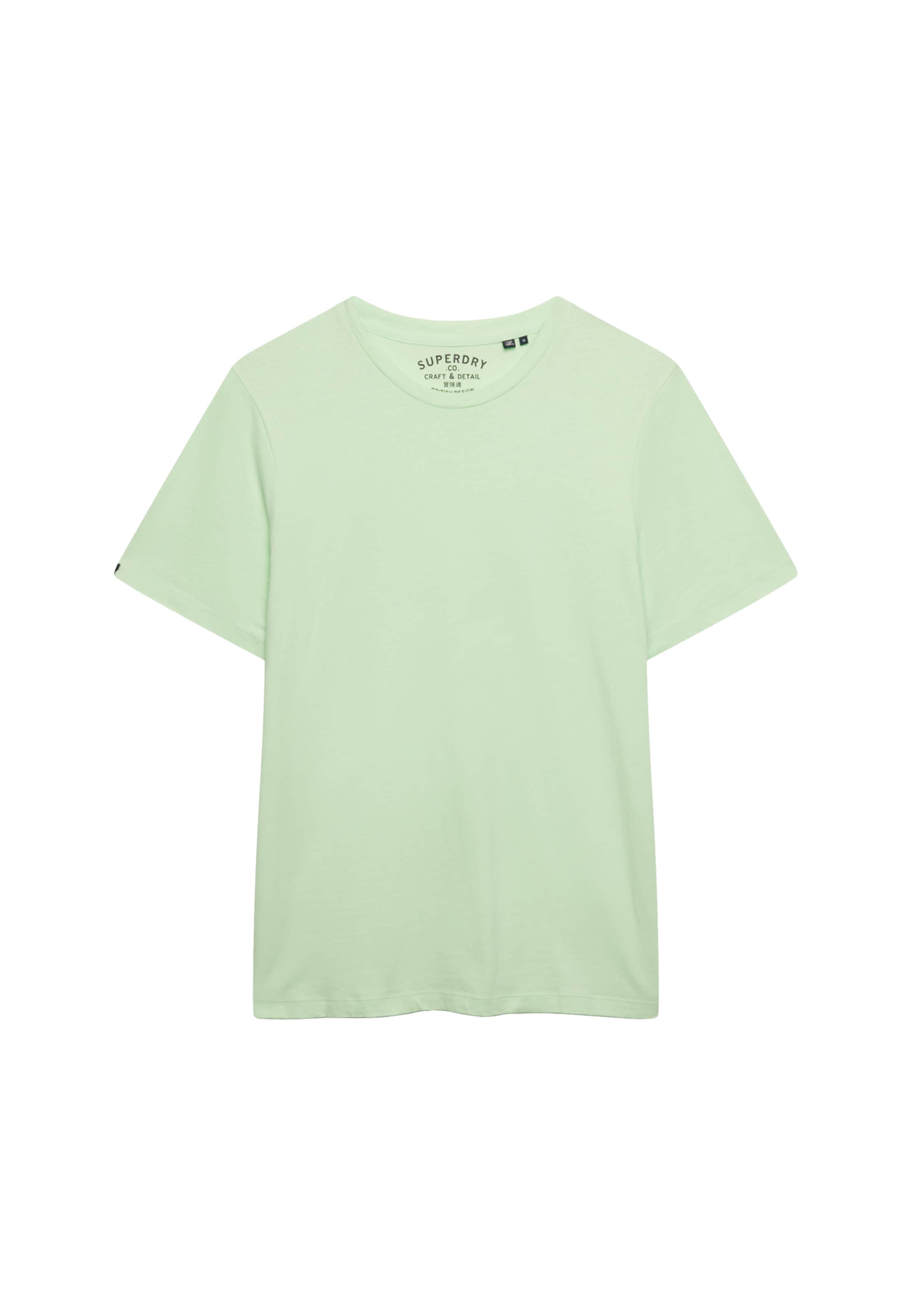 Superdry & Co Shirt 'Essential' in Groen: voorkant
