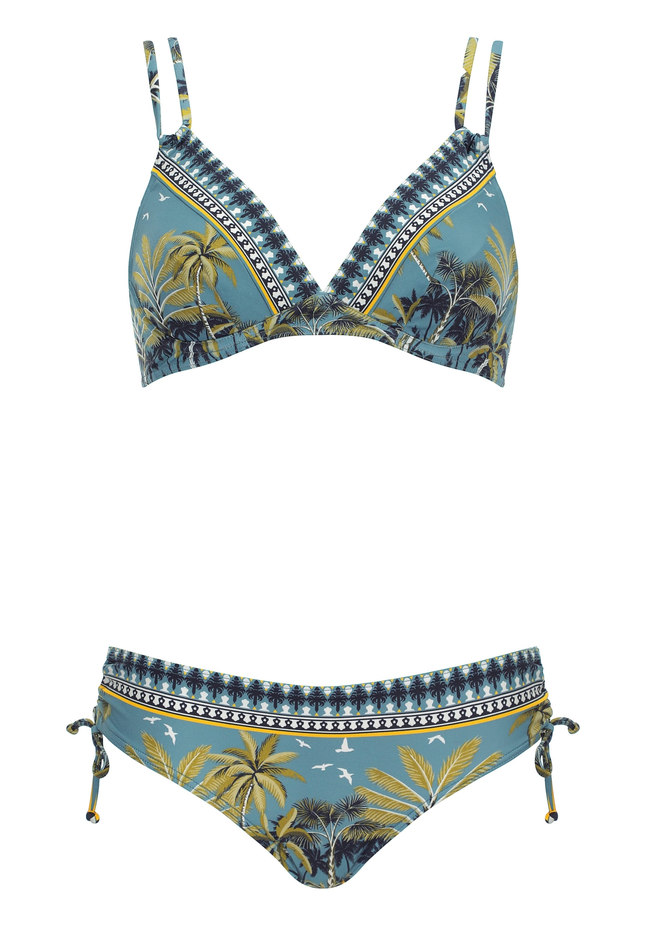 OLYMPIA Triangel Bikini i blå: forside