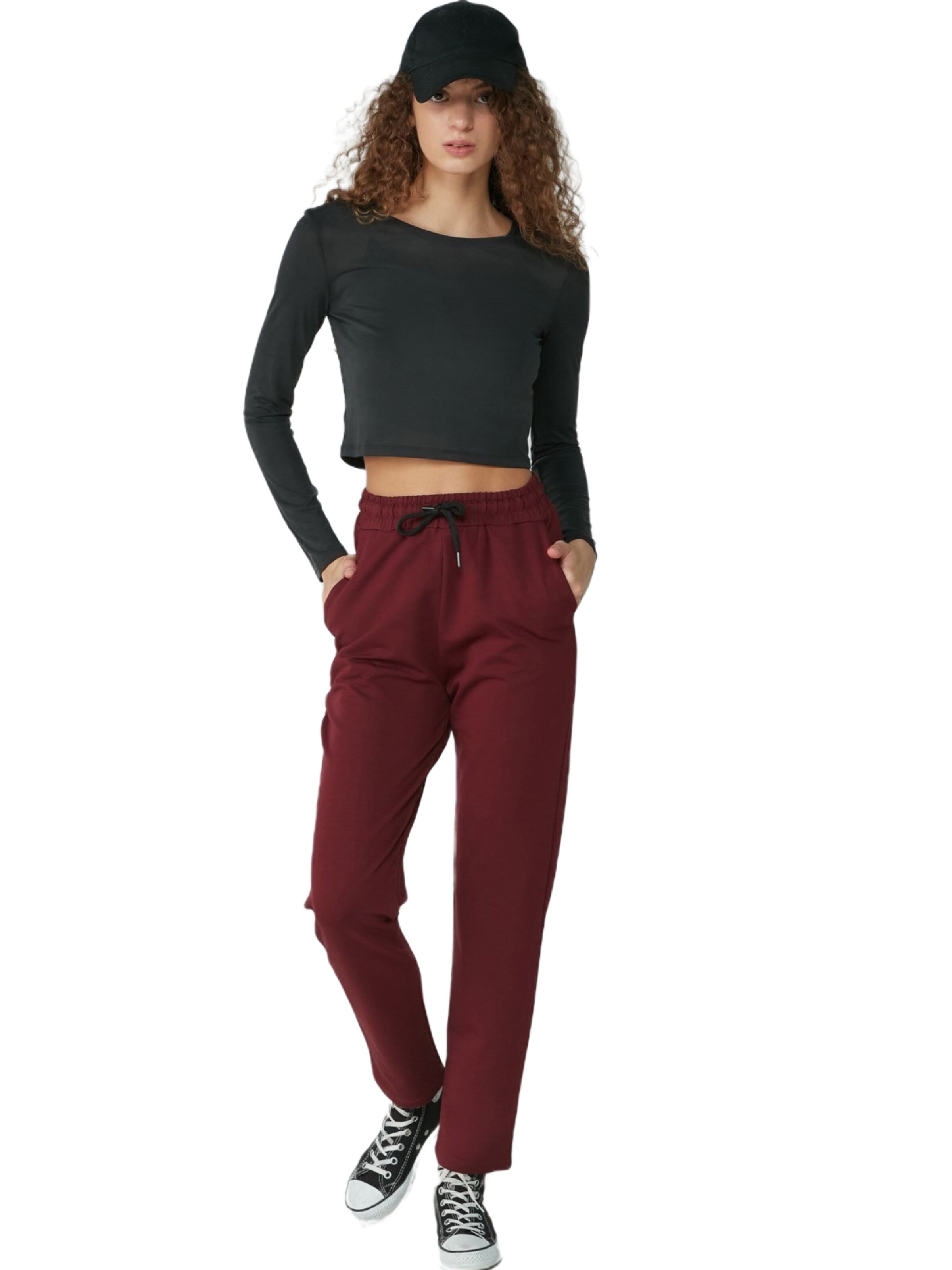 C&City Tapered Pants in Red