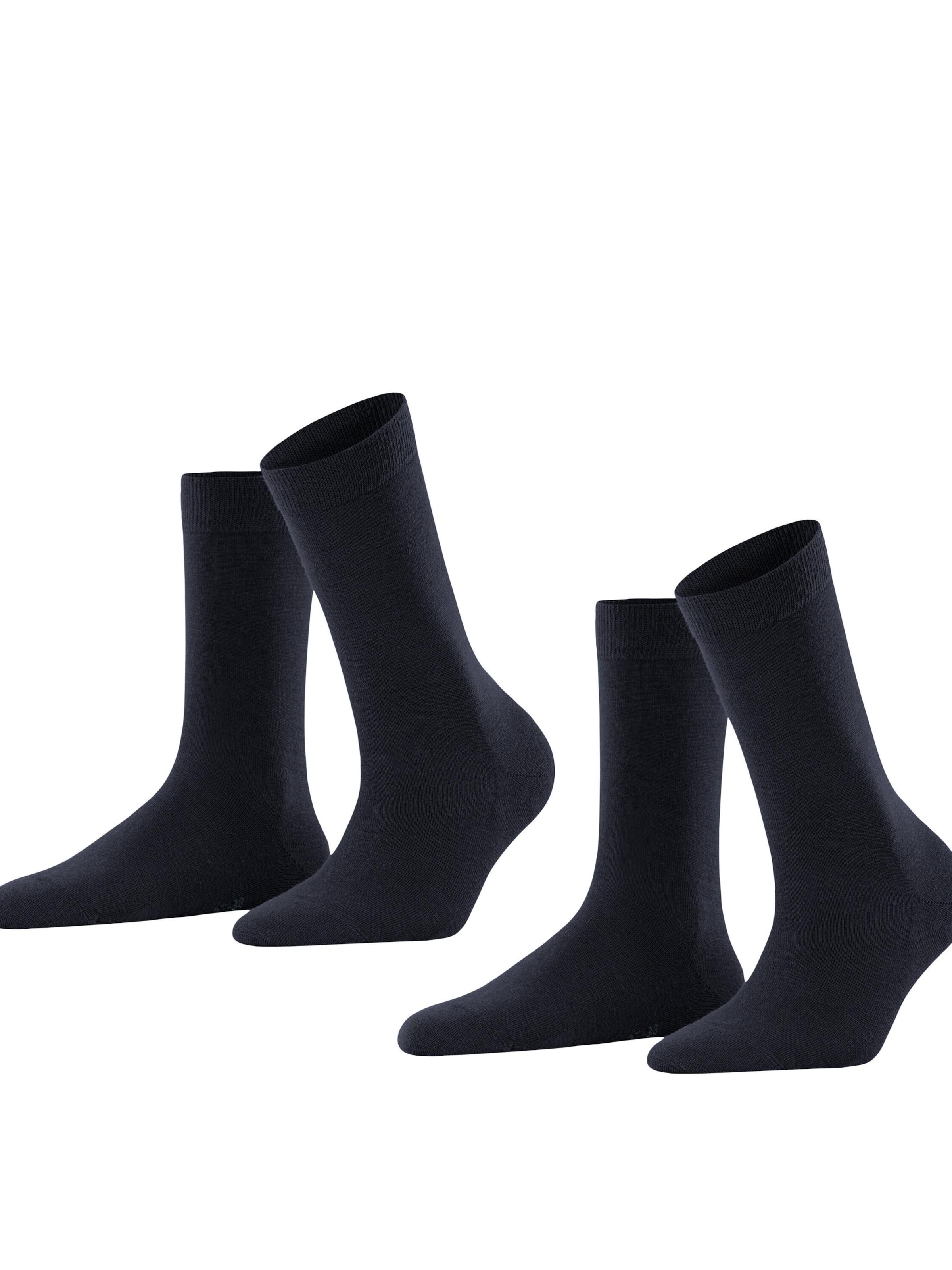 FALKE Socken 'Softmerino 2-Pack'‌‌‌ in Blau: Vorderseite