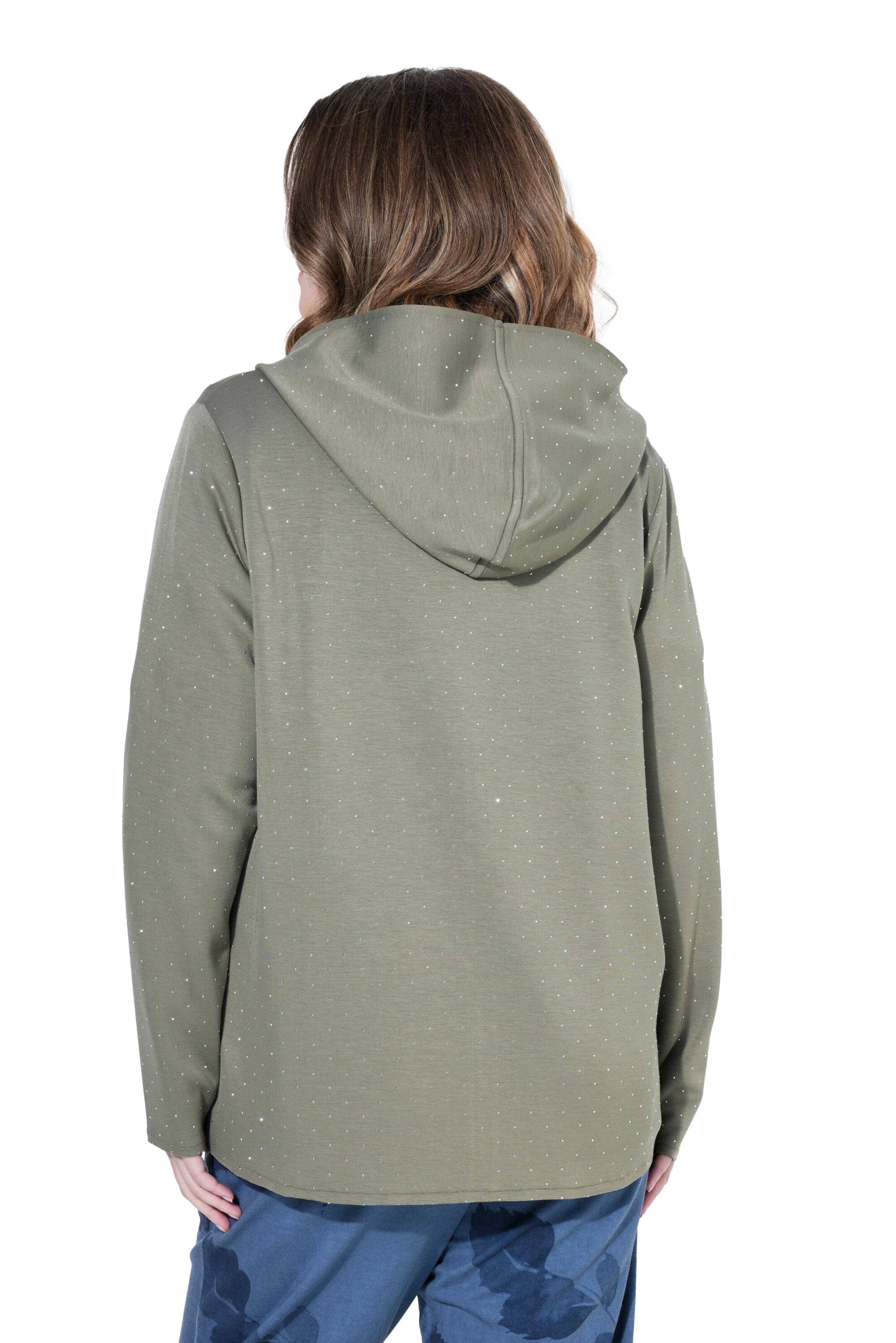 MIAMODA Sweatjacke in Grün