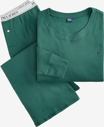 Pyjama 'Club Waffle' Polo Ralph Lauren en bleu : devant