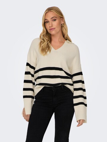 ONLY Sweater 'MONNA' in Beige