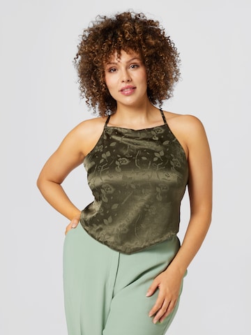 A LOT LESS - Top 'Rachel' en verde