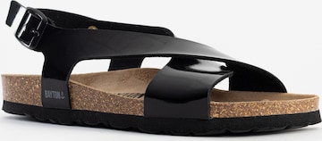 Bayton Strap sandal 'Rioja' in Black