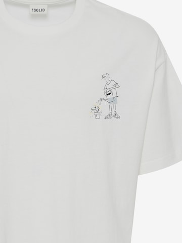 !Solid - Camiseta 'IMRE' en blanco