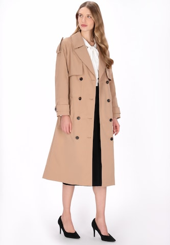 DreiMaster Klassik Between-seasons coat 'Classic' in Beige