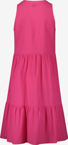 Vera Mont Sommerkleid mit Stufen in Pink