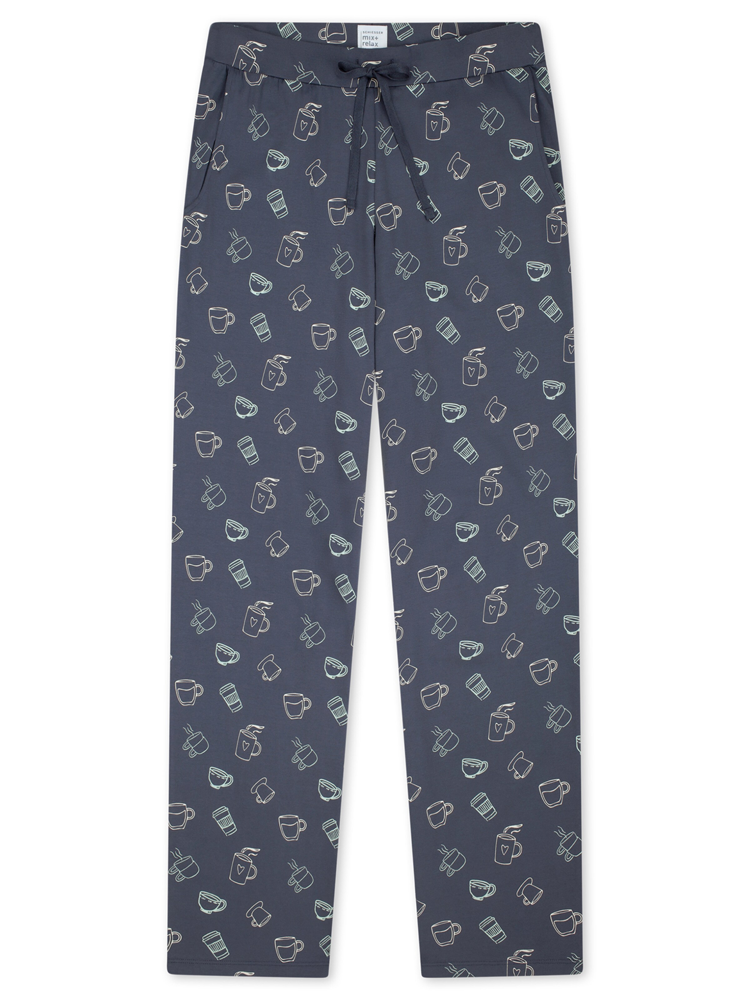 Pantalon de pyjama ' Mix Relax ' SCHIESSER en beige : devant