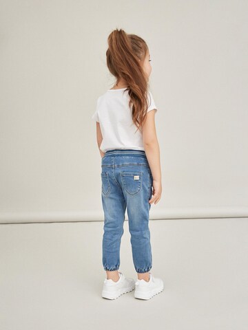 NAME IT Tapered Jeans 'Bibi' in Blauw