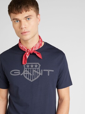 Tricou de la GANT pe albastru