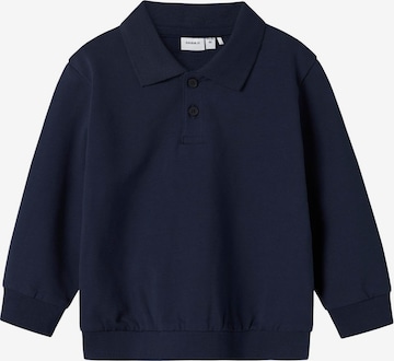 NAME IT Sweatshirt 'NMMLeopold' i blå: forside