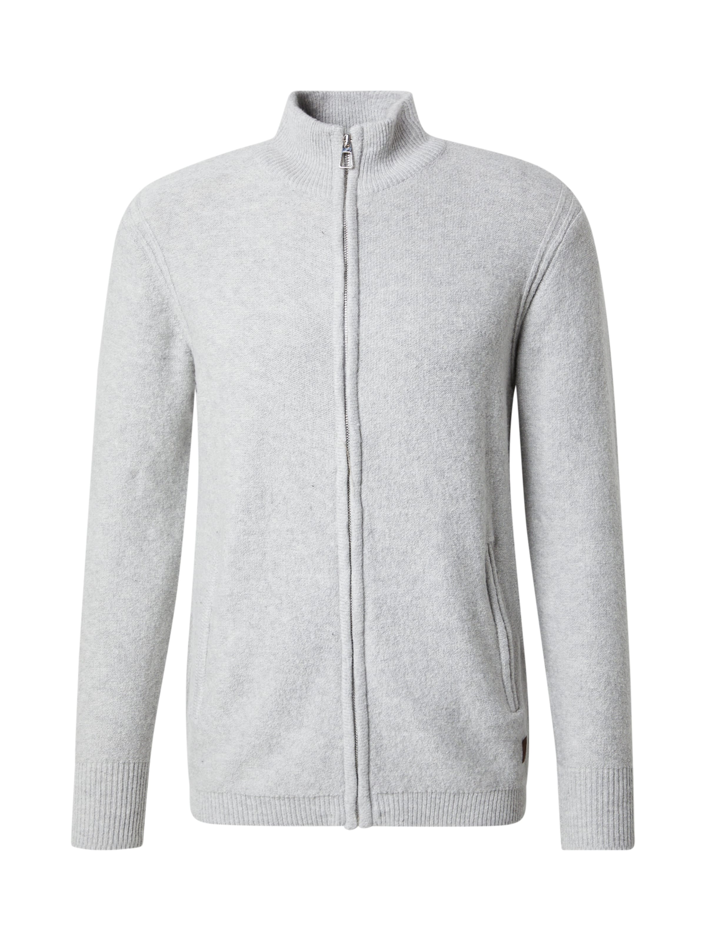 Vestes en maille 'ELEVATOR' Key Largo en gris : devant