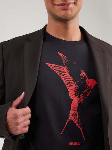 T-Shirt 'Duhorse' HUGO en noir