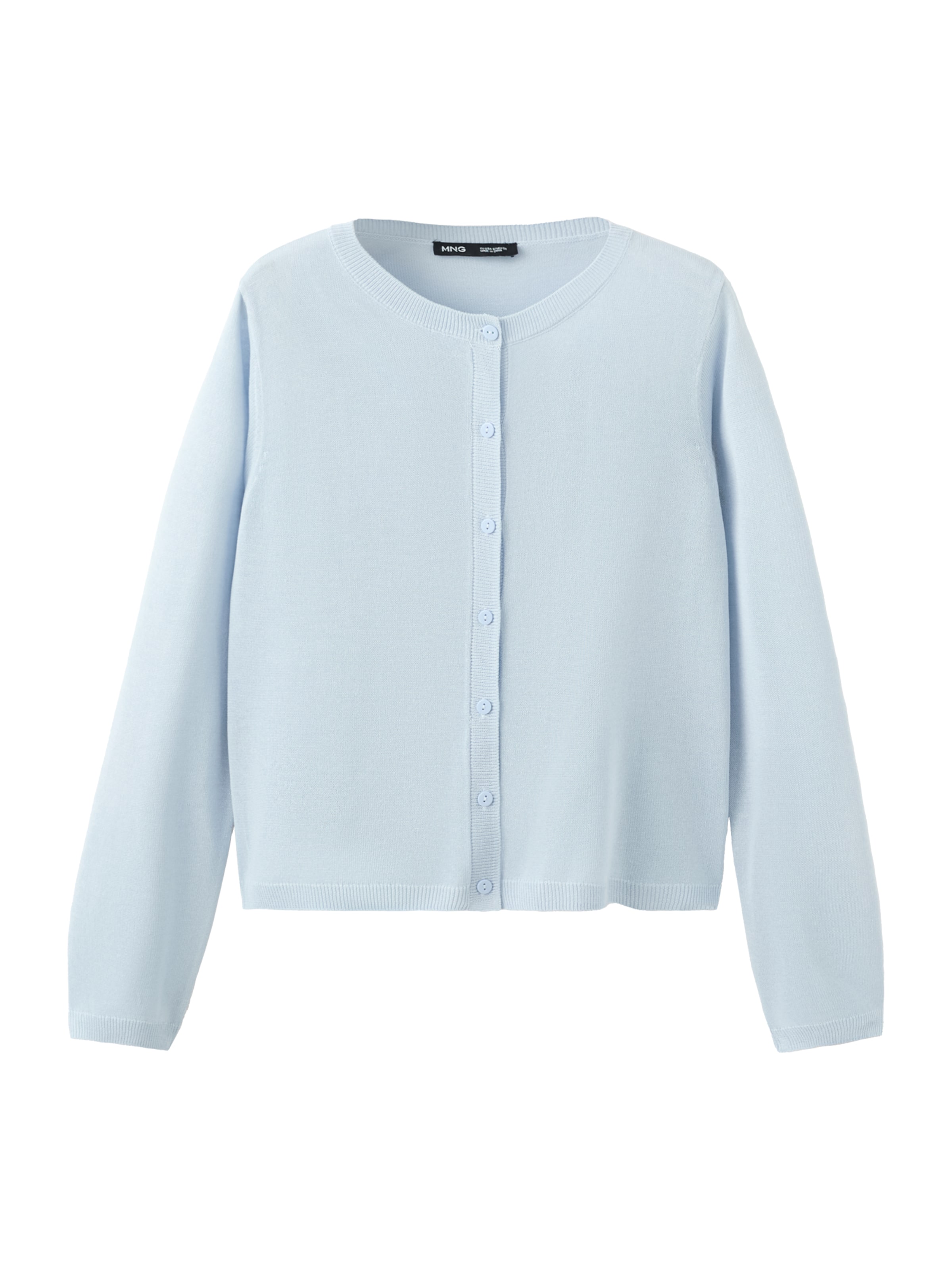 MANGO Kardigan 'TENCY' – modrá: přední strana