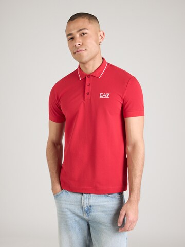 sarkans EA7 Emporio Armani T-Krekls: no priekšpuses