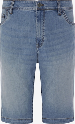 Jan Vanderstorm Loosefit Broek ' Brolle ' in Blauw: voorkant