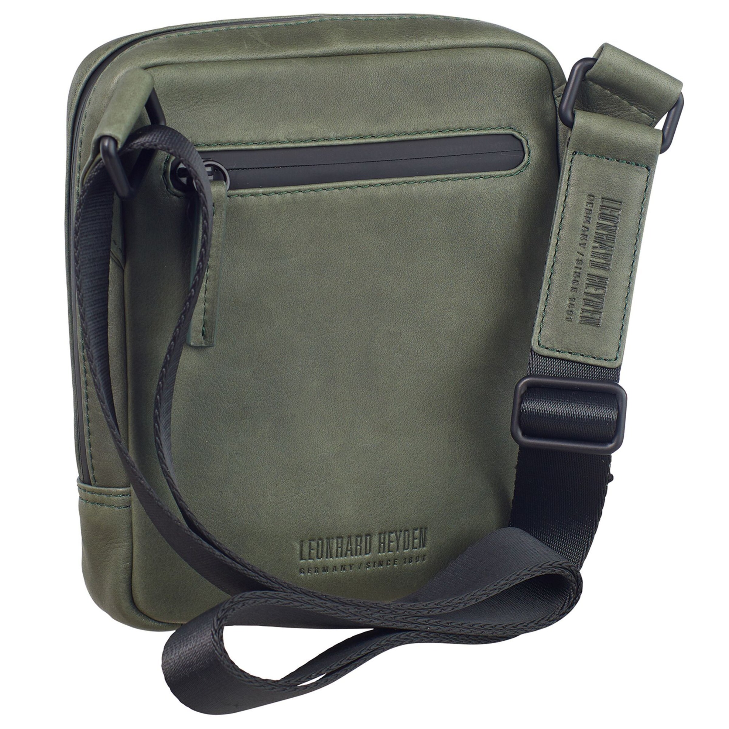 LEONHARD HEYDEN Umhängetasche in Grün: Vorderseite