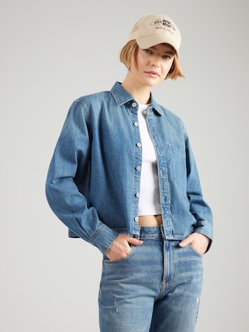 G-STAR Blouse in Blue: front