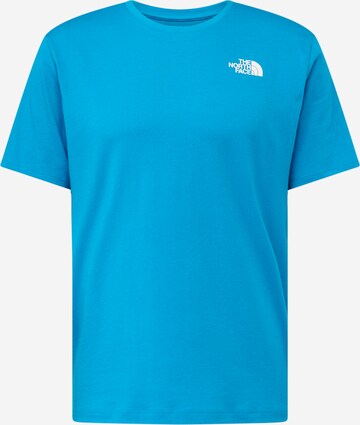 T-Shirt fonctionnel 'FOUNDATION' THE NORTH FACE en bleu : devant