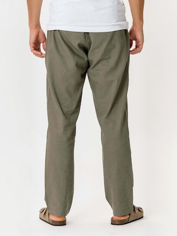 regular Pantaloni ' Cotton ' di TEESHOPPEN in verde
