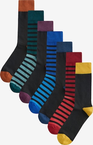 Next Socken in Schwarz: Vorderseite