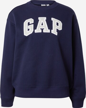 GAP - Sweatshirt 'HERITAGE' em azul: frente