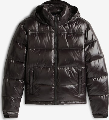 brūns Tommy Jeans Starpsezonu jaka 'ESS': no priekšpuses