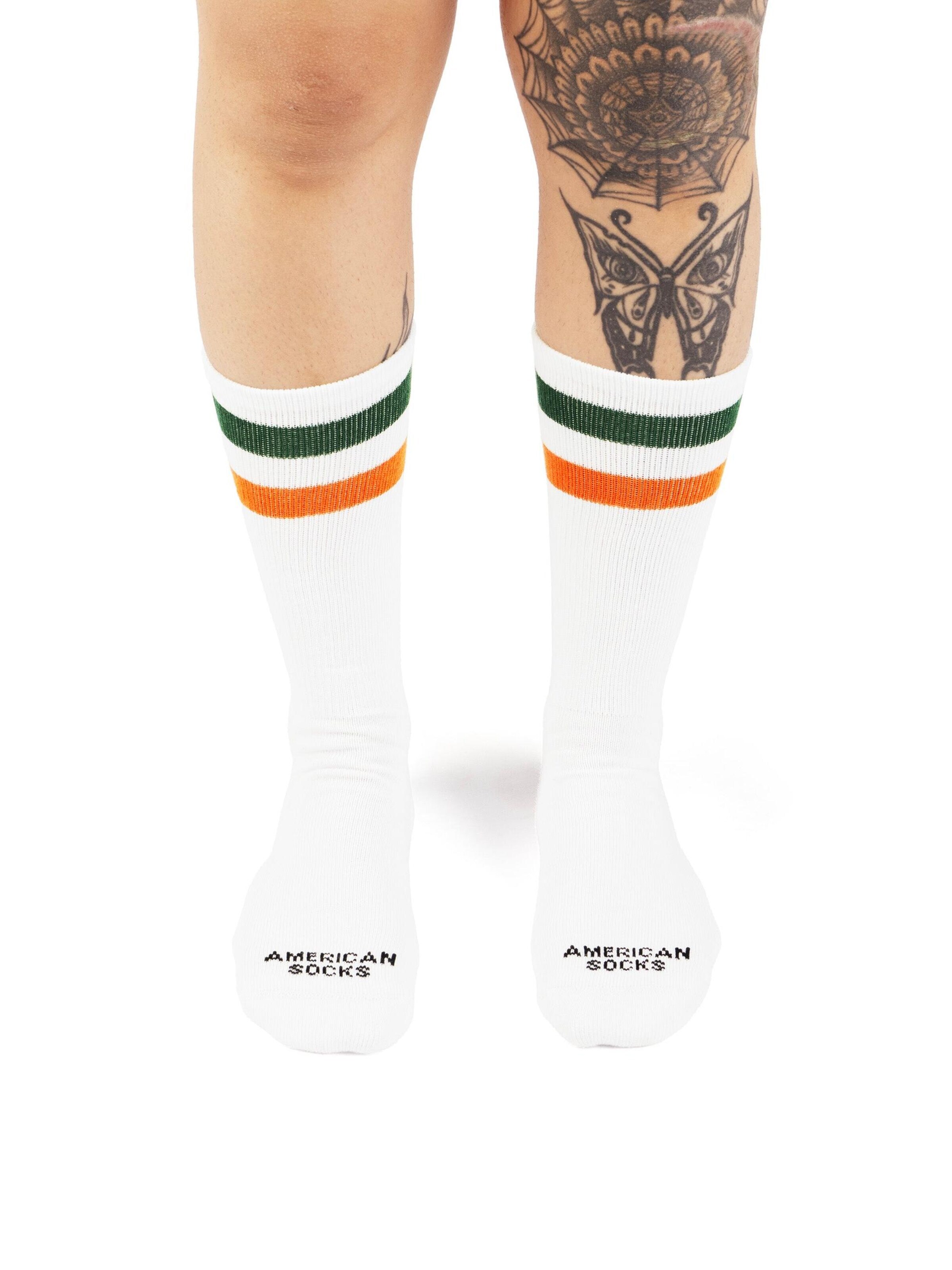 American Socks - Calcetines 'Dirtbag - Mid High' en blanco