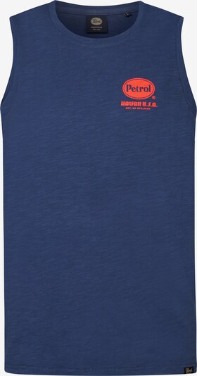 Petrol Industries Koszulka w kolorze niebieski / pomarańczowy / czarnym, Podgląd produktu