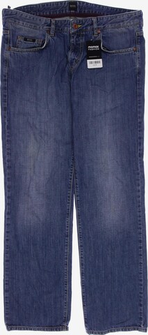 BOSS Black Jeans in 36 in Blue: front